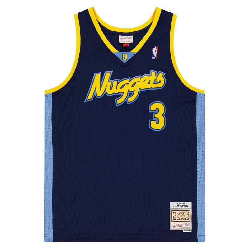 Mitchell & Ness Pánský dres NBA Denver Nuggets Allen Iverson SMJY4205-DNU06AIVASBL M