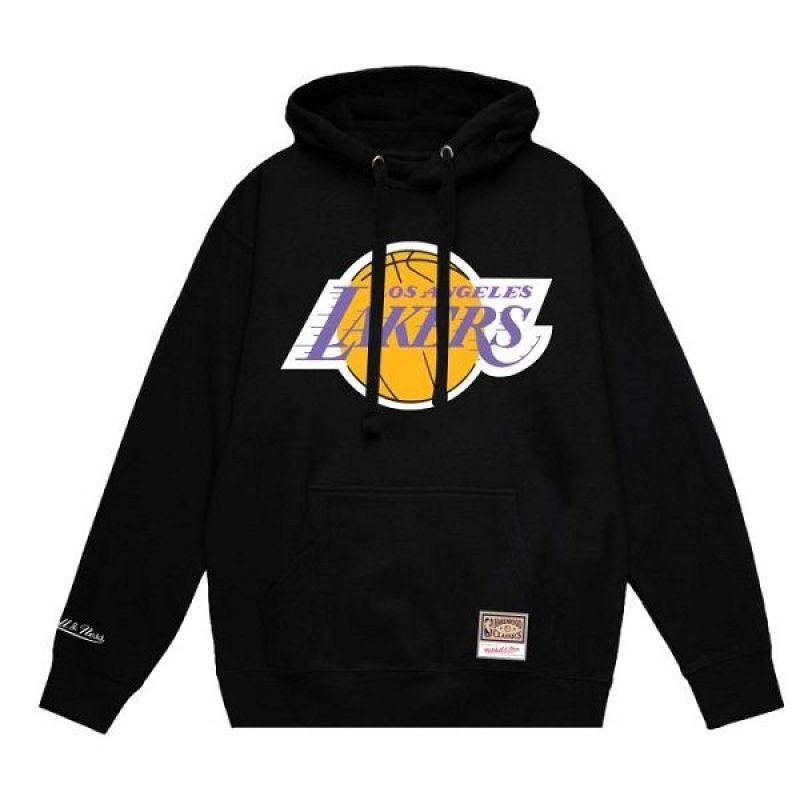 Mitchell & Ness NBA Los Angeles Lakers Team Logo Hoody M HDSSINTL1267-LALBLCK pánské provedení XL