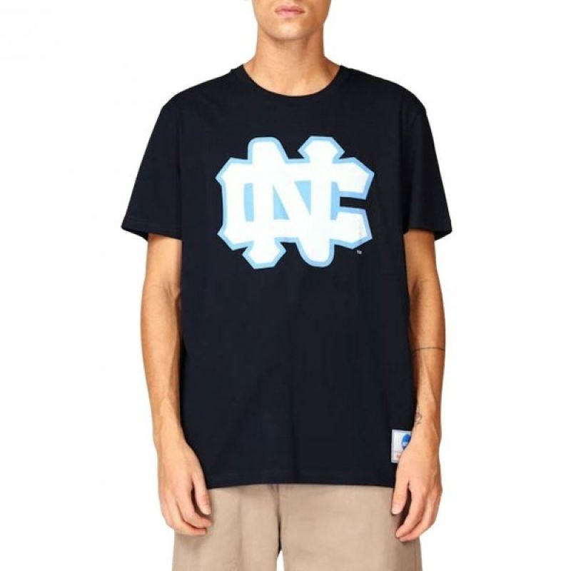 Mitchell & Ness NCAA University Of North Carolina Velké tričko s logem M BMTRINTL1272-UNCNAVY T-Shirt M