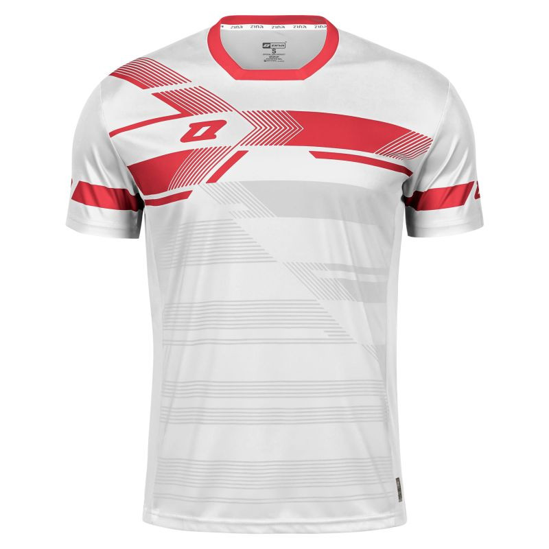 Zápasové tričko Zina La Liga (bílo-červené) Jr 2318-96342 L