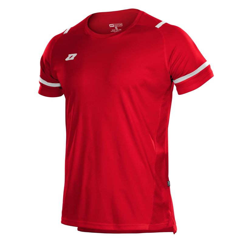 Fotbalové tričko Zina Crudo Jr 3AA2-440F2 červená/bílá S