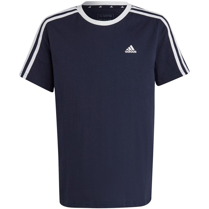 Adidas Essentials 3-Stripes Cotton Loose Fit Boyfriend Tee Jr IC3638 tričko 164
