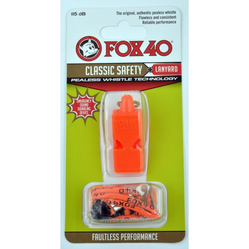 Píšťalka Fox 40 Classic + šňůra 9903-0308 oranžová NEUPLATŇUJE SE