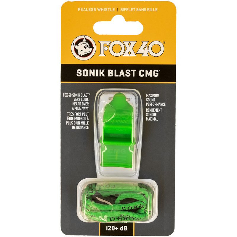 Píšťalka Sonik Blast CMG + zelená šňůra NEUPLATŇUJE SE