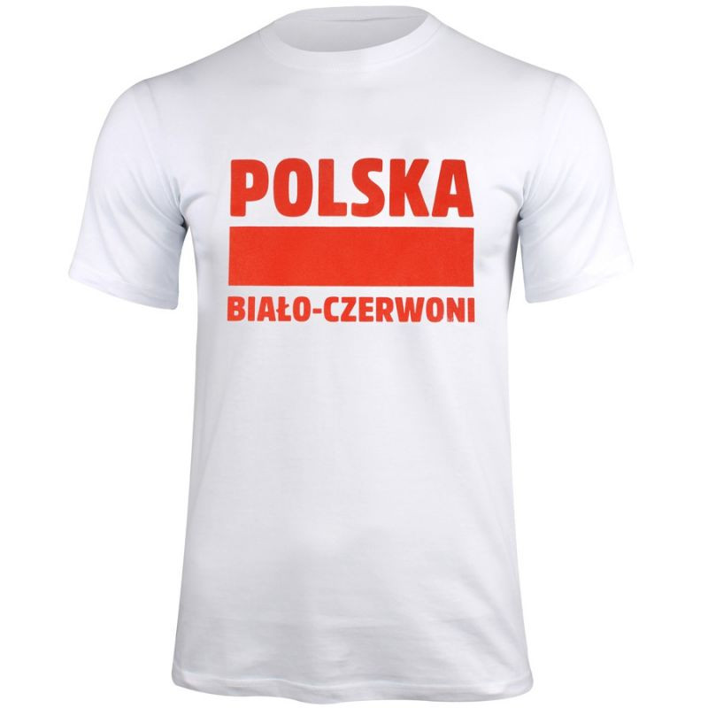Unisex tričko Polsko bílá/červená S337909 L
