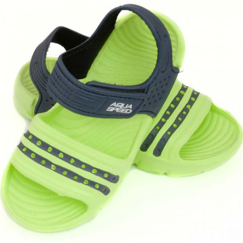 Dětské sandály Aqua-speed Noli v zelené a tmavě modré barvě.84 24