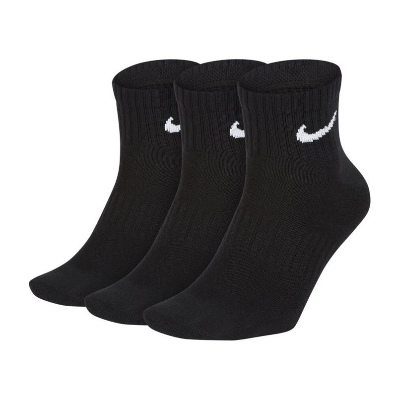 Pánské lehké ponožky Everyday Ankle 3Pak M SX7677-010 - Nike 39 - 42