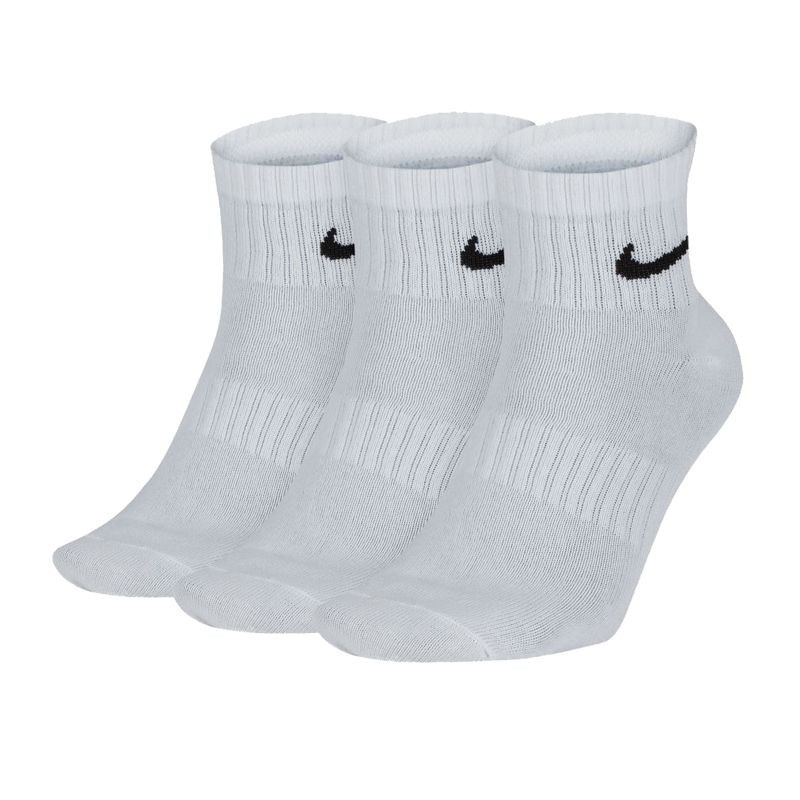 Pánské lehké ponožky Everyday Ankle 3Pak M SX7677-100 - Nike 39 - 42