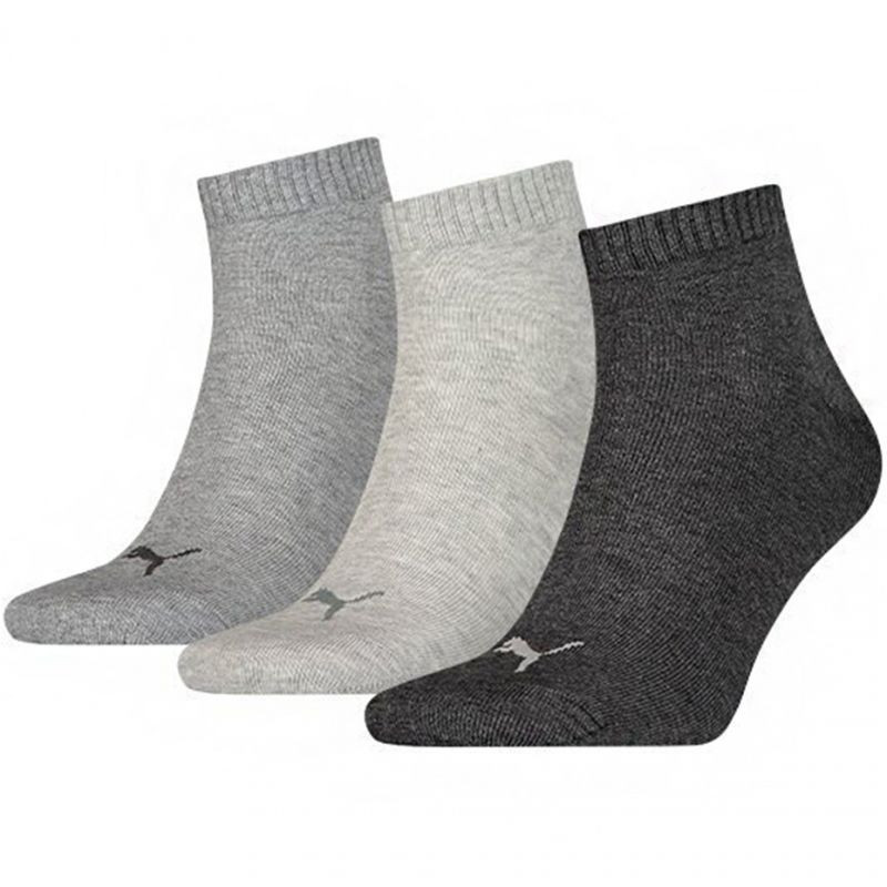 Unisex ponožky Quarter Plain 3 páry 271080001 800 - Puma 35-38