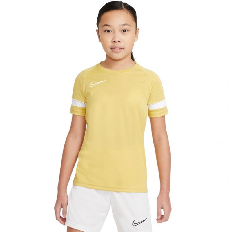 Dětské tréninkové tričko NK Df Academy21 SS Jr CW6103 700 - Nike XS
