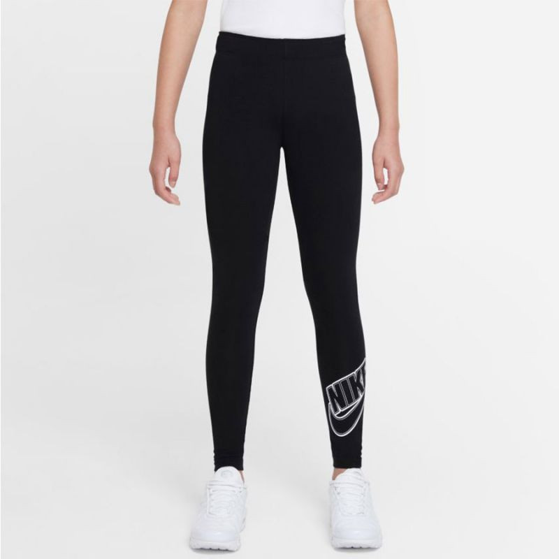 Mladistvé legíny Nike Sportswear Favorites DD6278 010 S (128-137 cm)