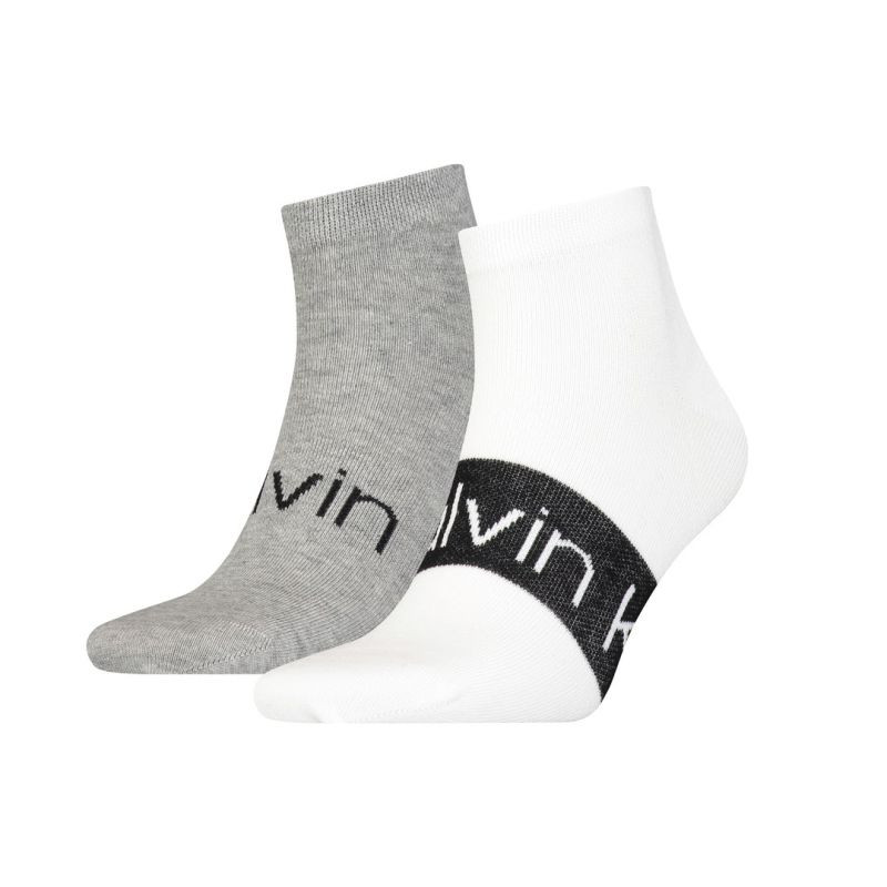 Pánské ponožky 2P Logo Ribb 701218712001 - Calvin Klein 39-42