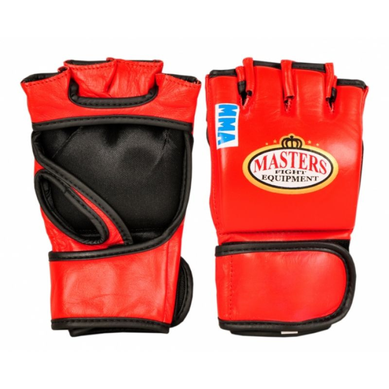 Pánské rukavice MMA GF-3 M 01201-02M - Masters červená+L