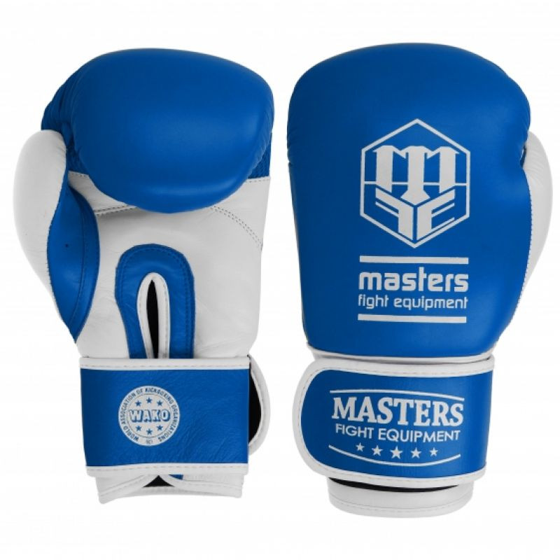 Kožené boxerské rukavice MASTERS RBT-TRW 01210-02 Červená