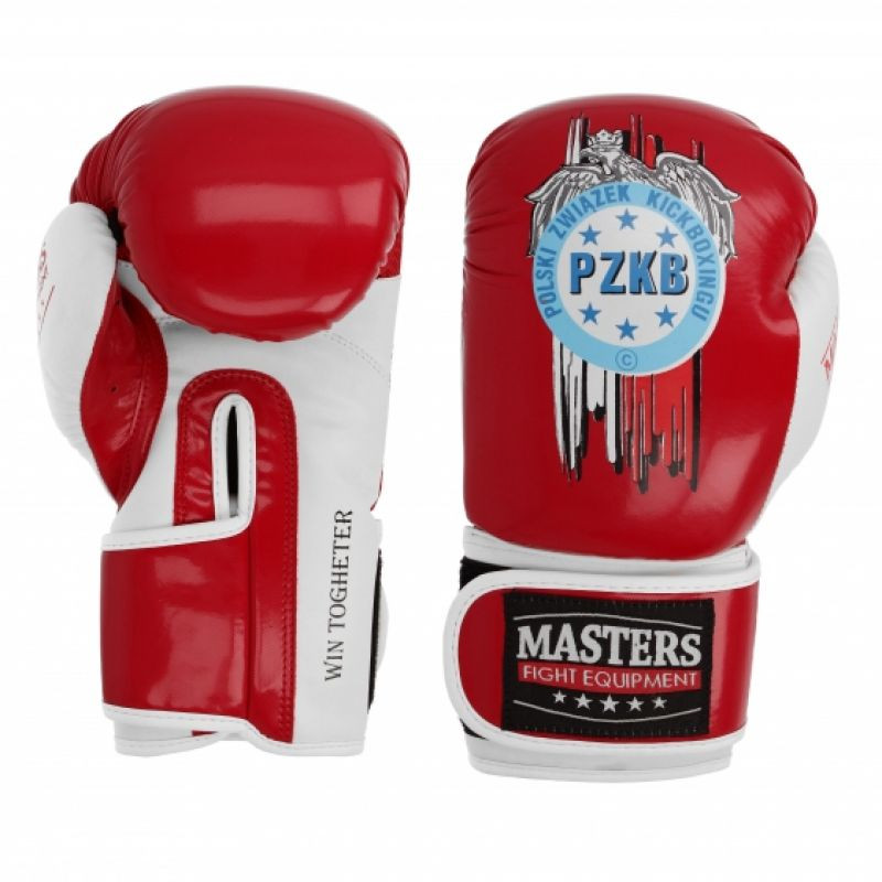 Boxerské rukavice Masters Rpu-PZKB 011001-02 10 oz Červená
