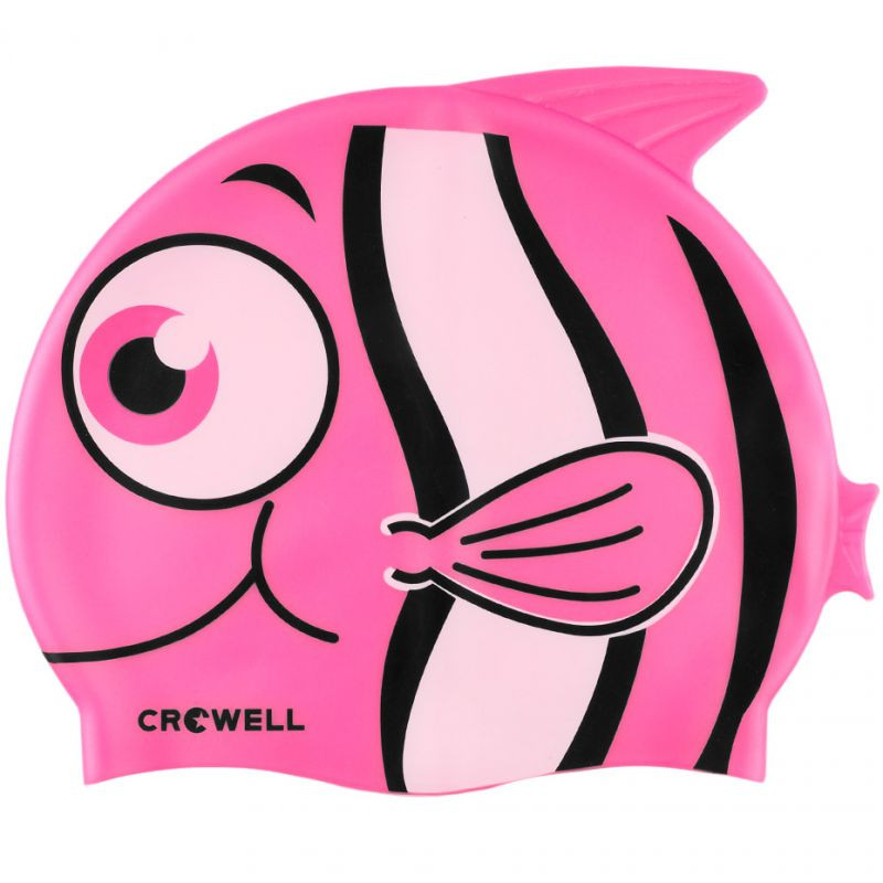Silikonová plavecká čepice Crowell Nemo-Jr-roz NEUPLATŇUJE SE