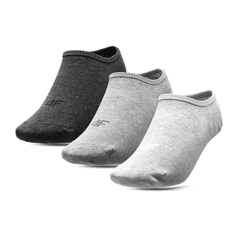 4F ponožky H4L22-SOD301 cool light grey/ grey melange 39-42