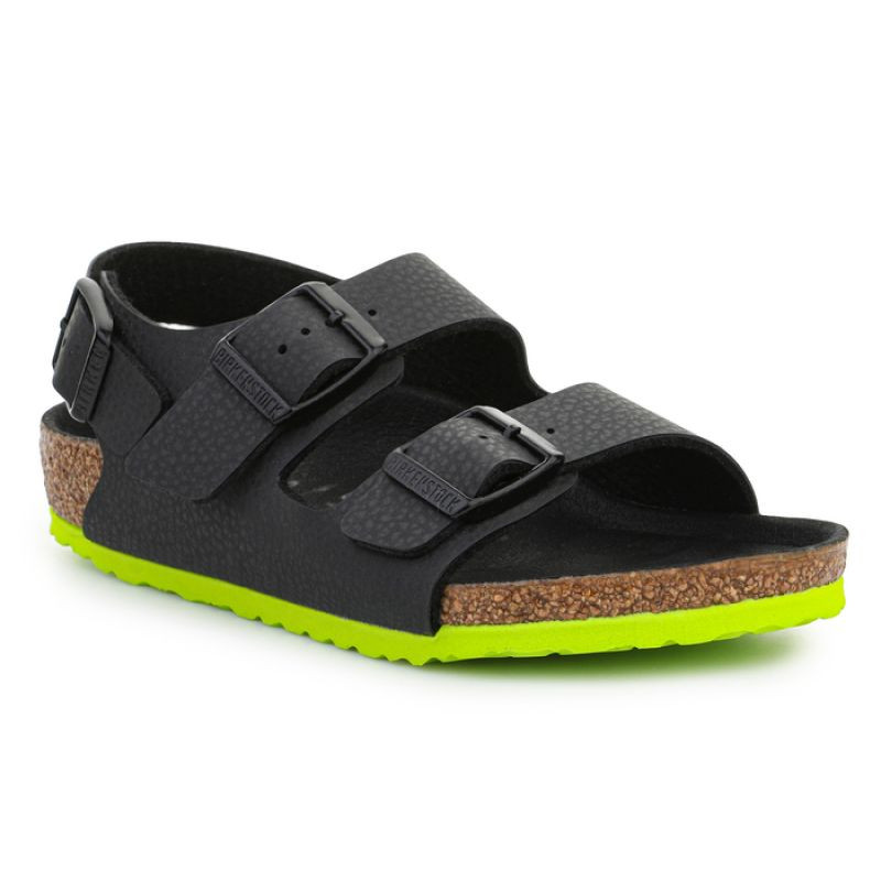 Birkenstock Milano Kinder sandály 1022129 Desert Soil Black Lime EU 26