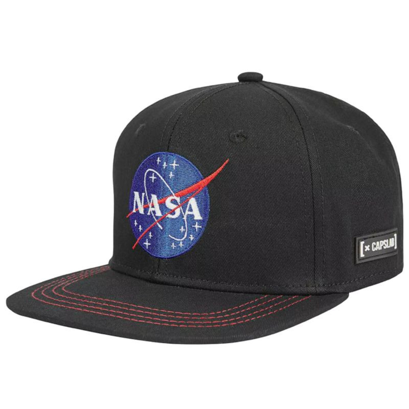 Čepice CL-NASA-1-US2 černá - Capslab jedna velikost