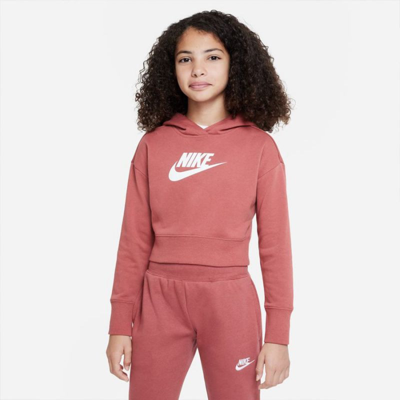Dívčí mikina Sportswear Club Jr DC7210 691 - Nike M (137-147)