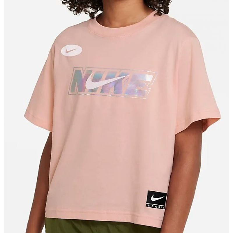 Dívčí tričko Sportswear Jr DX1724 800 - Nike XL (158-170)