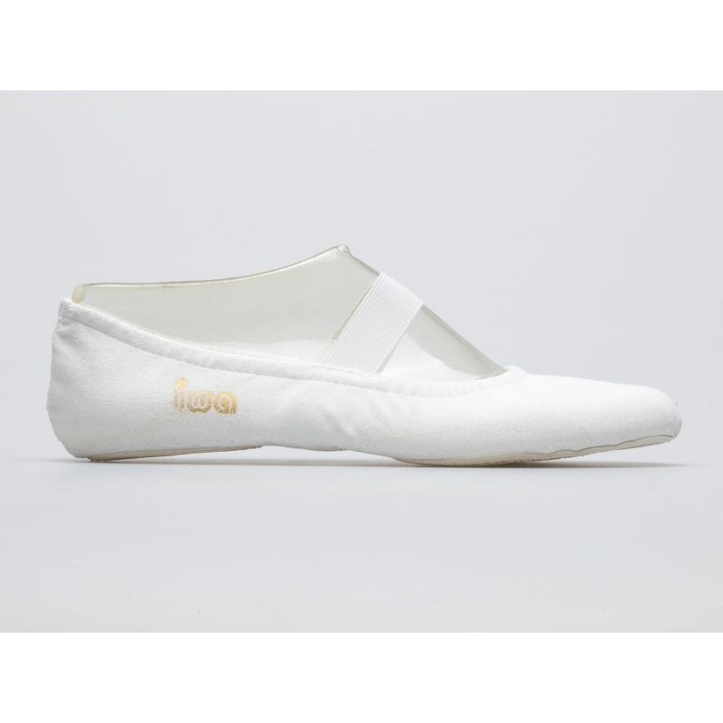 Gymnastická baletní obuv IWA W IWA300 bílá 35