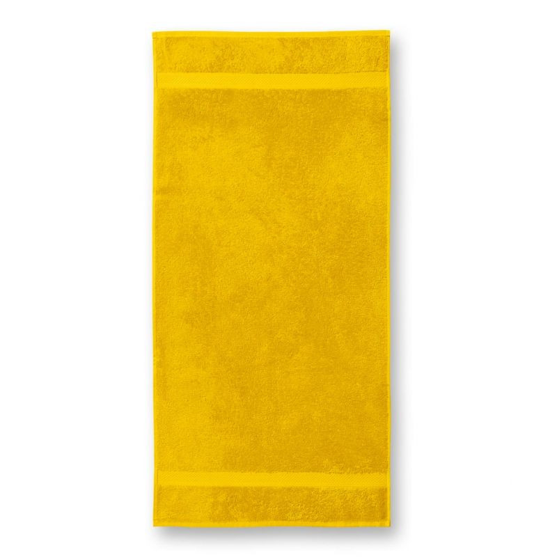 Froté ručník Malfini MLI-90304 žlutý 50 x 100 cm