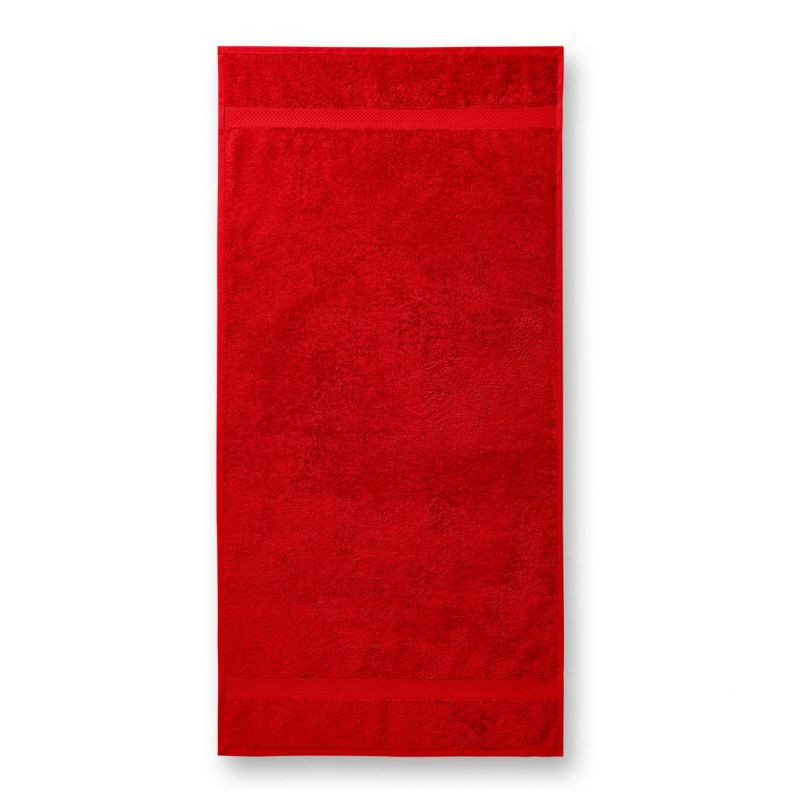 Froté ručník Malfini MLI-90307 červený 50 x 100 cm