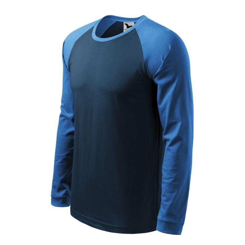 Malfini pánské tričko Street LS M MLI-13002 námořnická modrá - Malfini 2XL