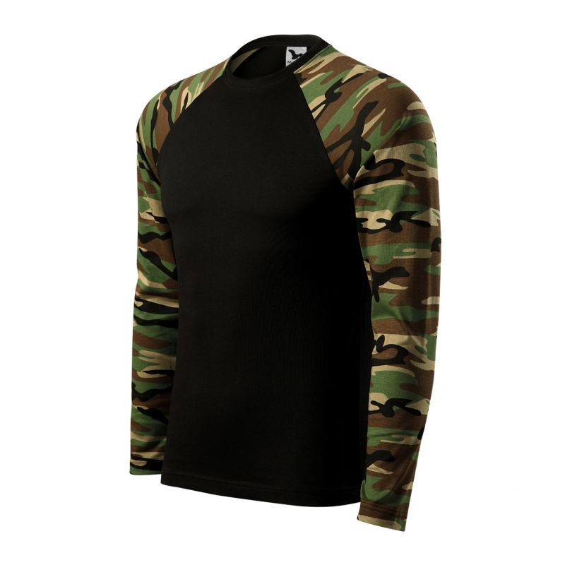 Pánská košile Rimeck Camouflage LS M MLI-16633 maskáčová hnědá košile L