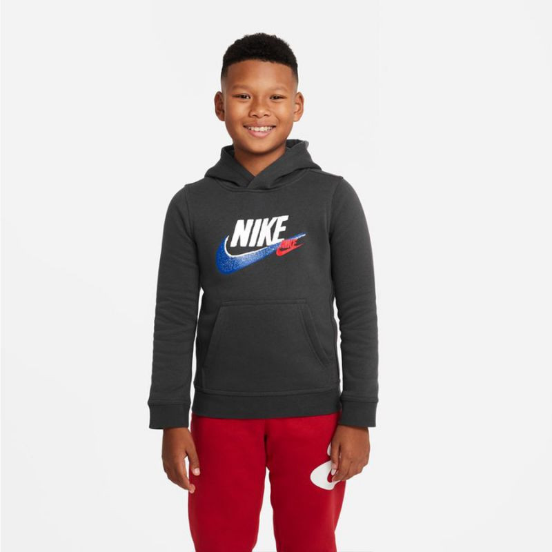 Dětská mikina Sportswear SI Fleece PO Jr FD1197 070 - Nike S (128-137)