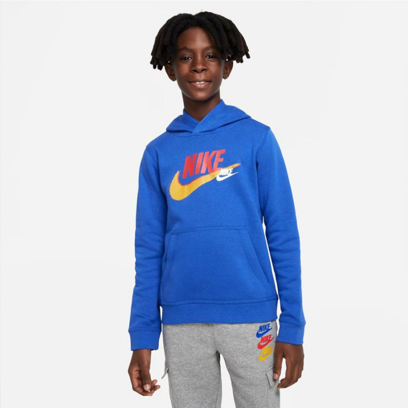 Dětská mikina Sportswear SI Fleece PO Hoody Jr FD1197-480 - Nike S (128-137)