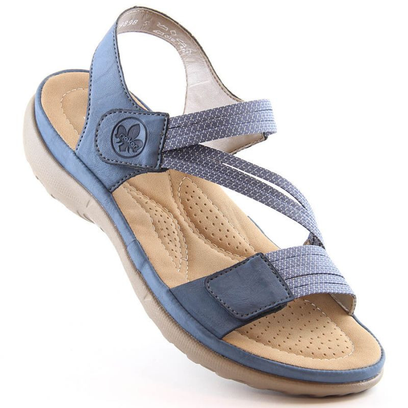 Pohodlné modré sandály Rieker W RKR587 37
