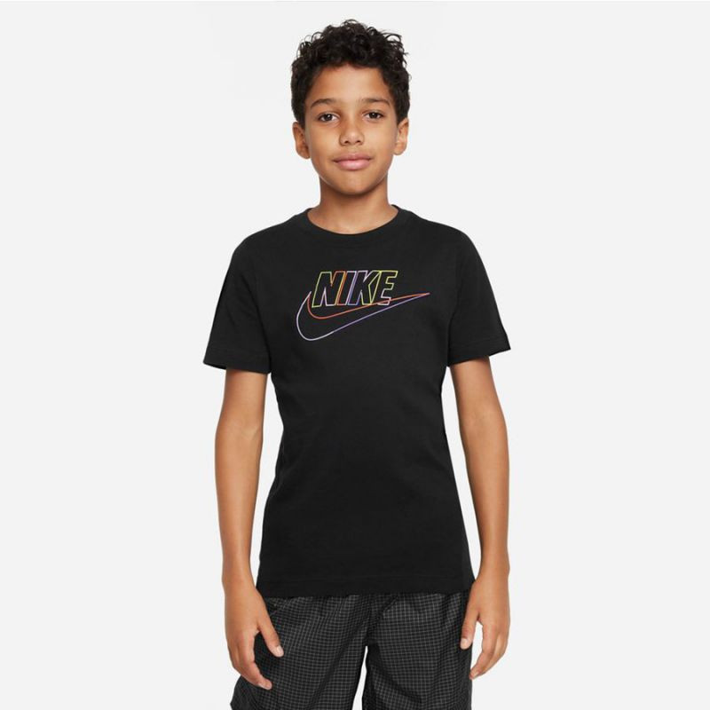 Dětské tričko Sportswear Jr DX9506-010 - Nike S (128-137)