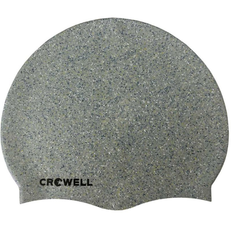 Silikonová plavecká čepice Crowell Recycling Pearl ve stříbrné barvě.2 NEUPLATŇUJE SE