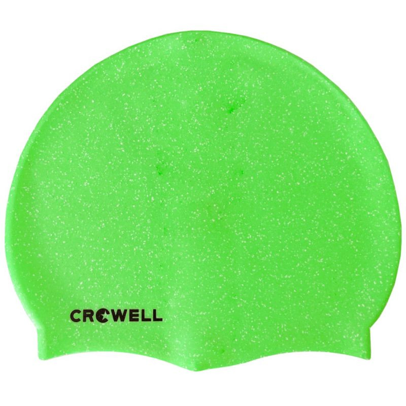 Silikonová plavecká čepice Crowell Recycling Pearl ve světle zelené barvě.8 NEUPLATŇUJE SE