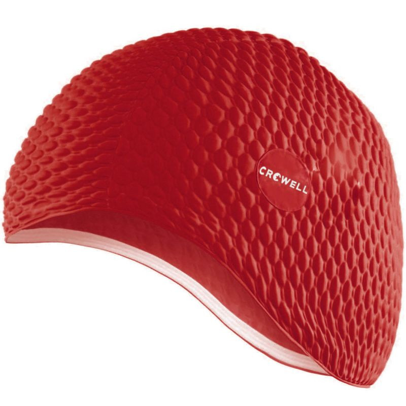 Červená plavecká čepice Crowell Java s bublinami.2 NEUPLATŇUJE SE