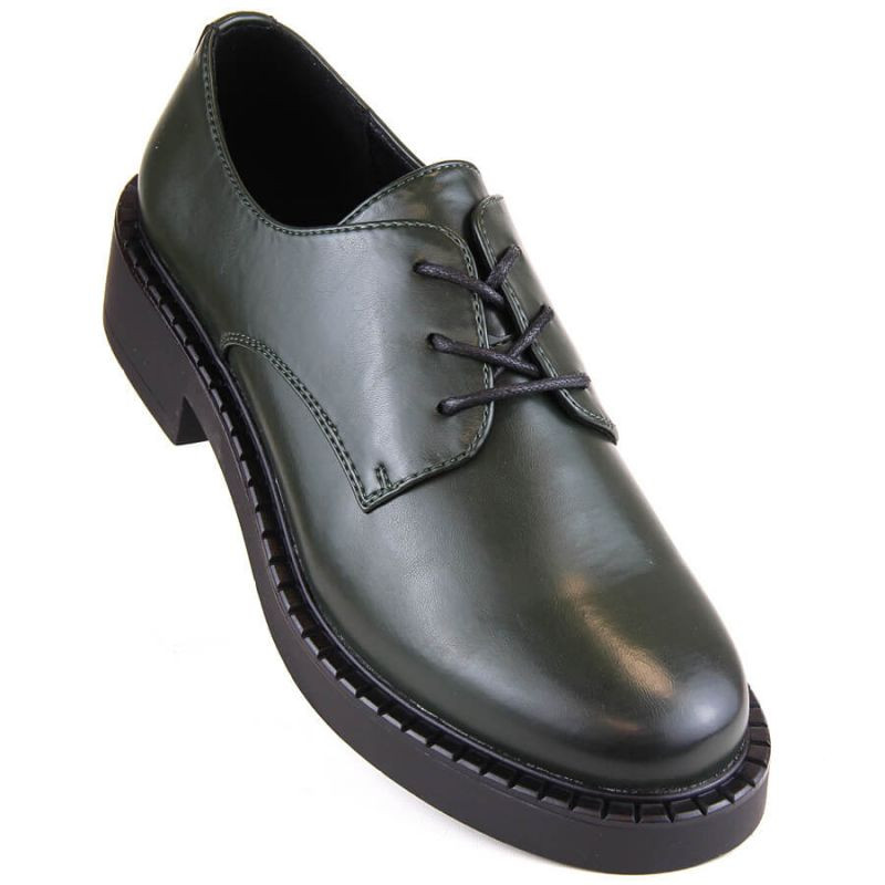 Zelené šněrovací boty Sergio Leone W SK416B 37