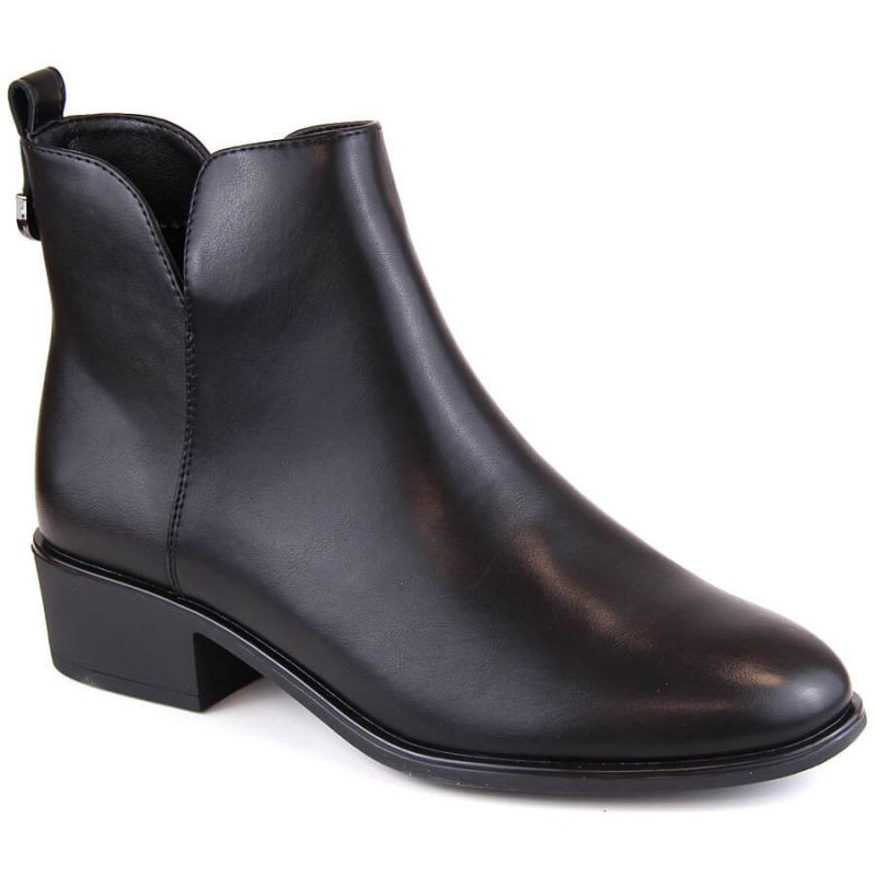 Dámské zateplené boty W SK418A černé - Sergio Leone 36