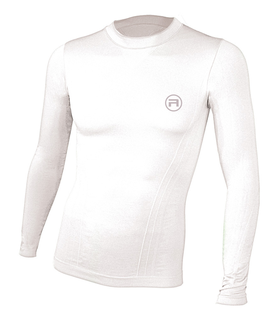 Pánské bezešvé triko dlouhý rukáv Active-Fit Barva: Bílá, velikost L/XL