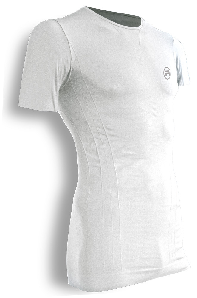 Pánské bezešvé triko krátký rukáv Active-Fit Barva: Bílá, velikost S/M