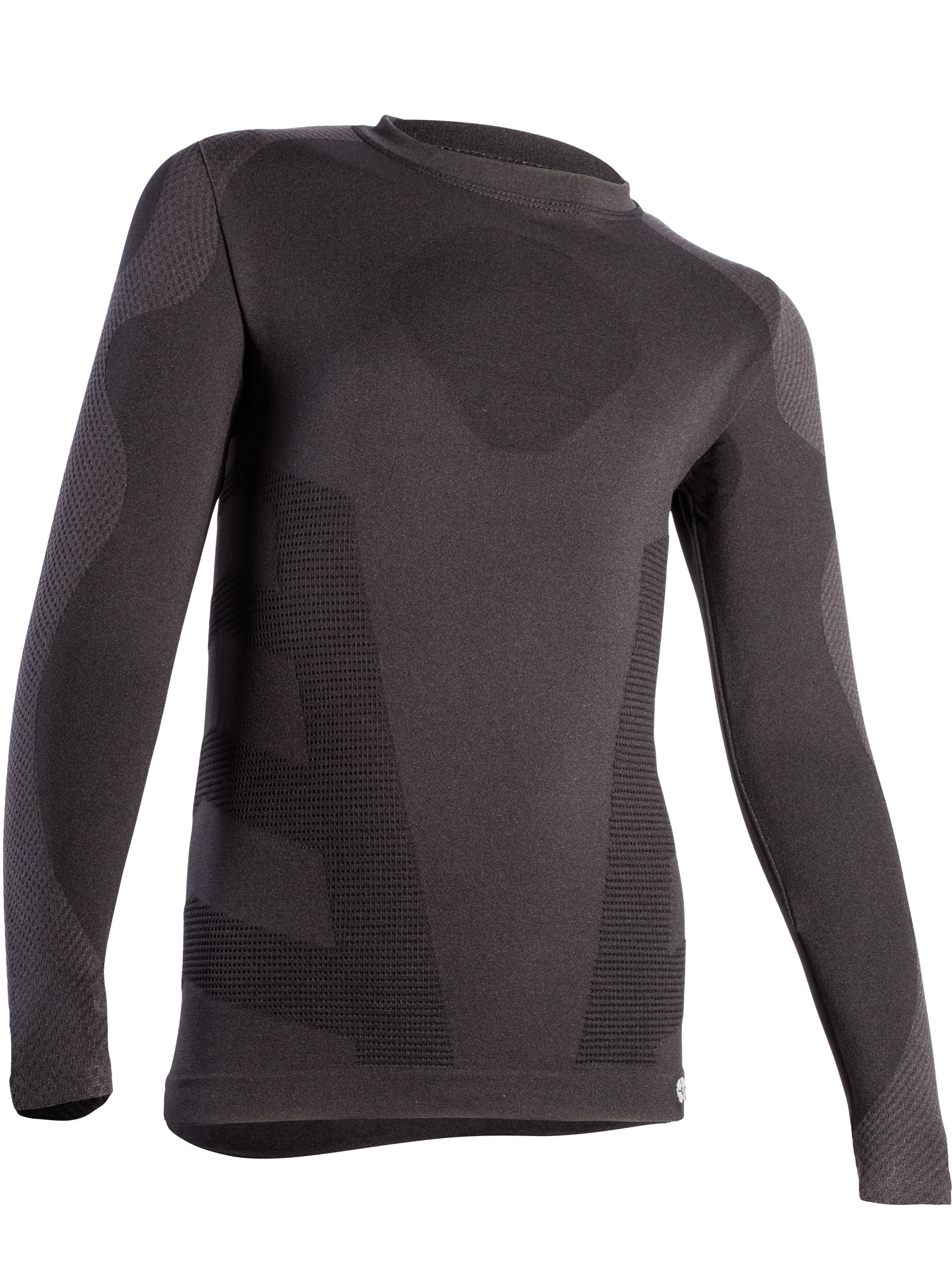 Dětské termo triko s dlouhým rukávem IRON-IC (fleece) - černá Barva: Černá, Velikost: 12/14
