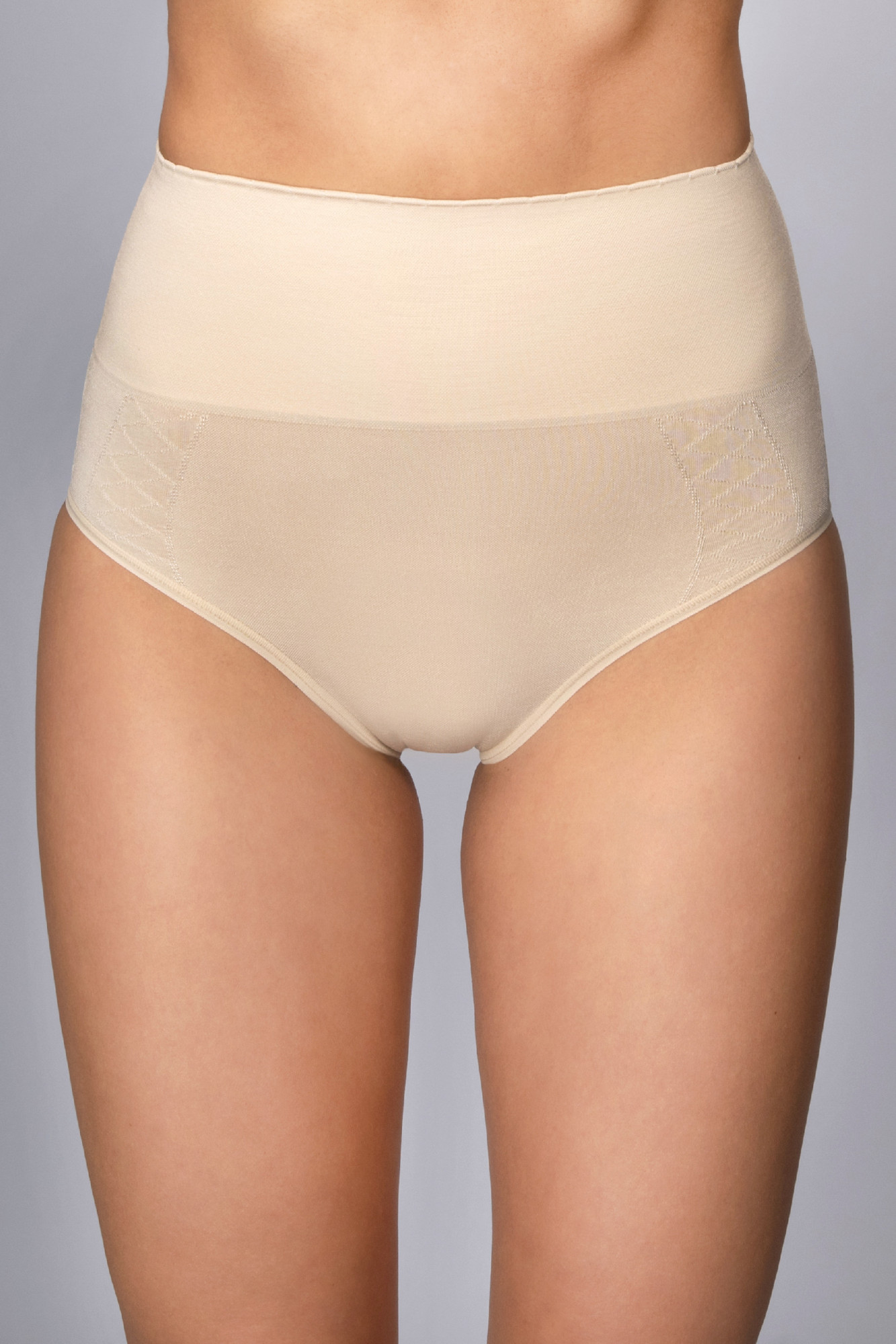 Kalhotky stahovací s vysokým pasem bezešvé Slip Bodyeffect Oro Barva: Tělová, Velikost S/M