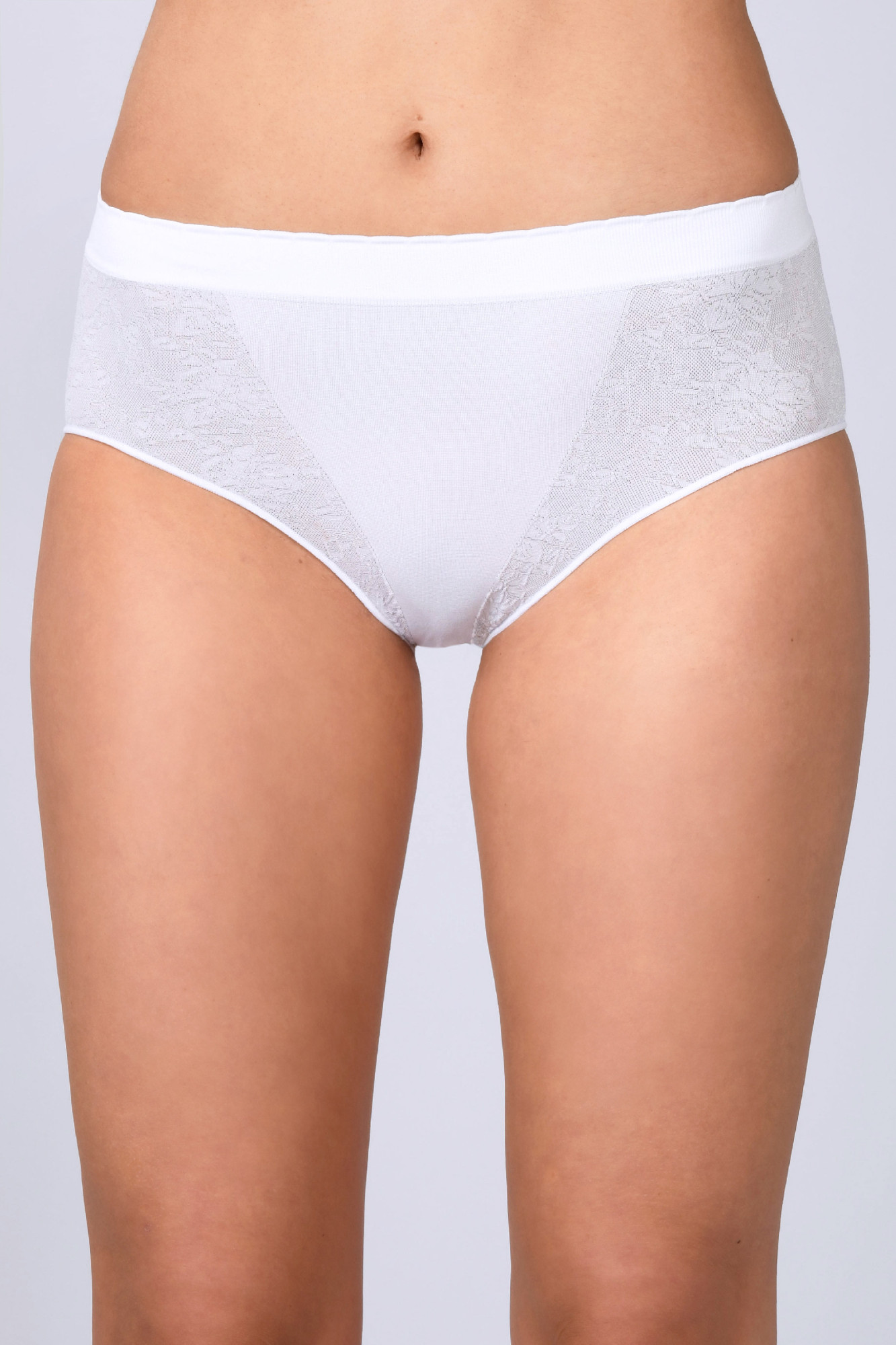 Kalhotky klasické bezešvé Setificato Daily Intimidea Barva: Bílá, velikost M/L