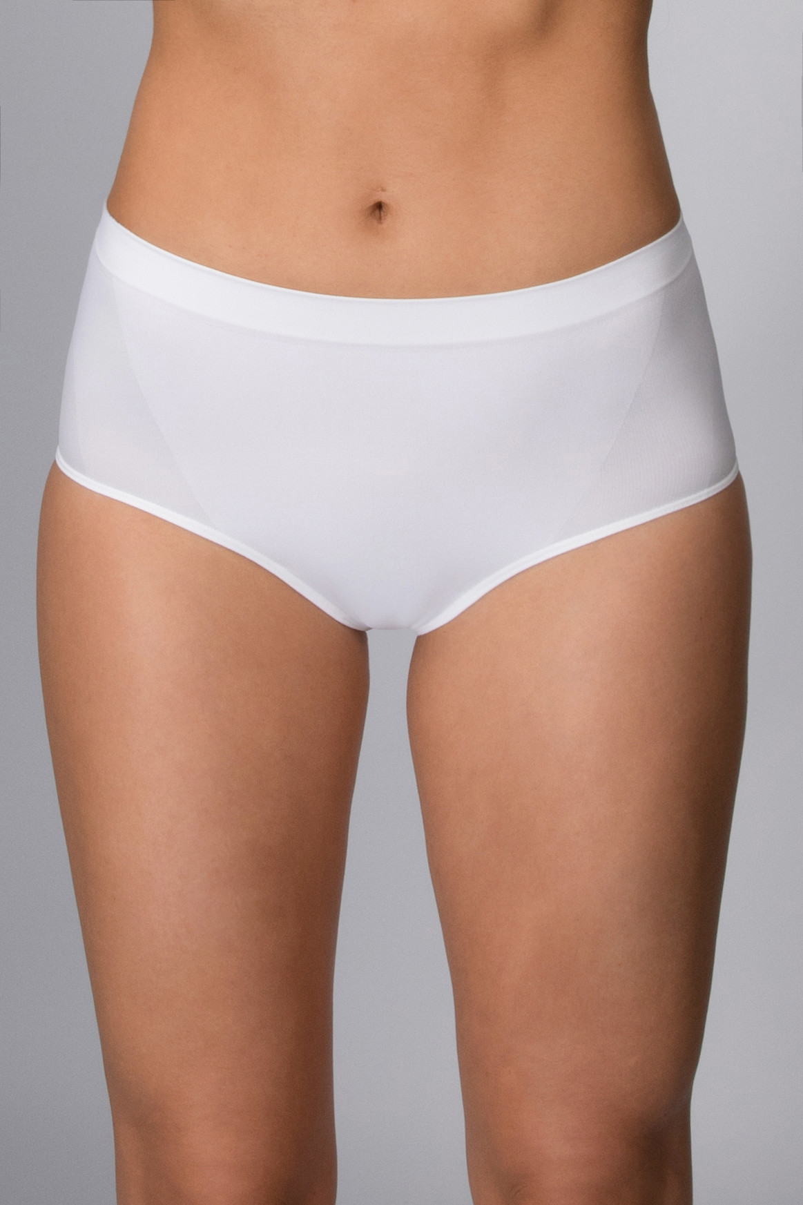Kalhotky stahovací klasického střihu bezešvé Slip Bodyeffect Eco Barva: Bílá, velikost L/XL