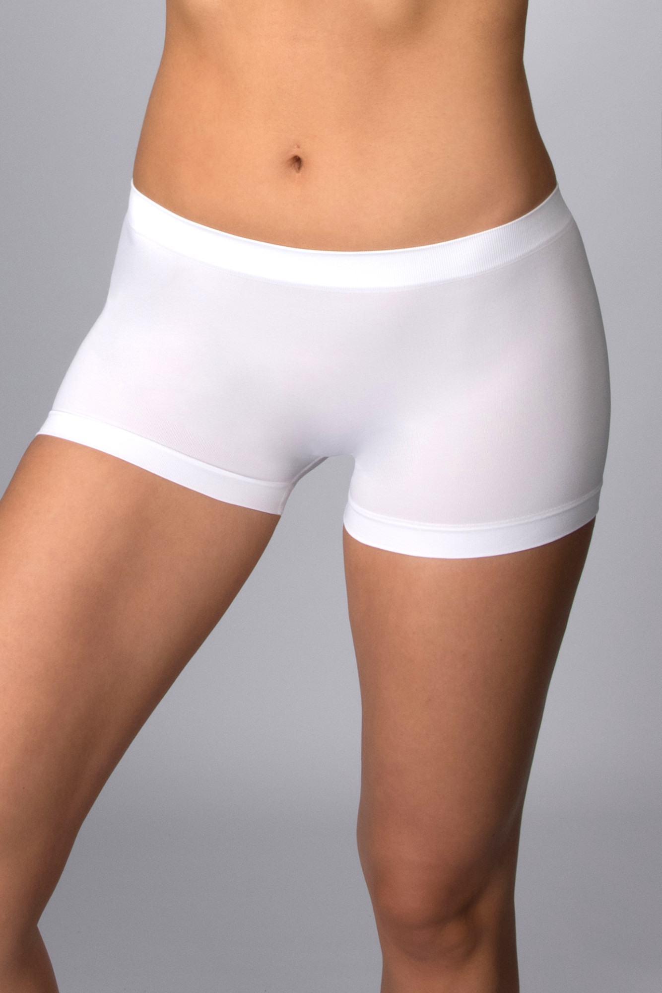 Kalhotky šortkového střihu bezešvé Panty Florida Intimidea Barva: Bílá, velikost M/L