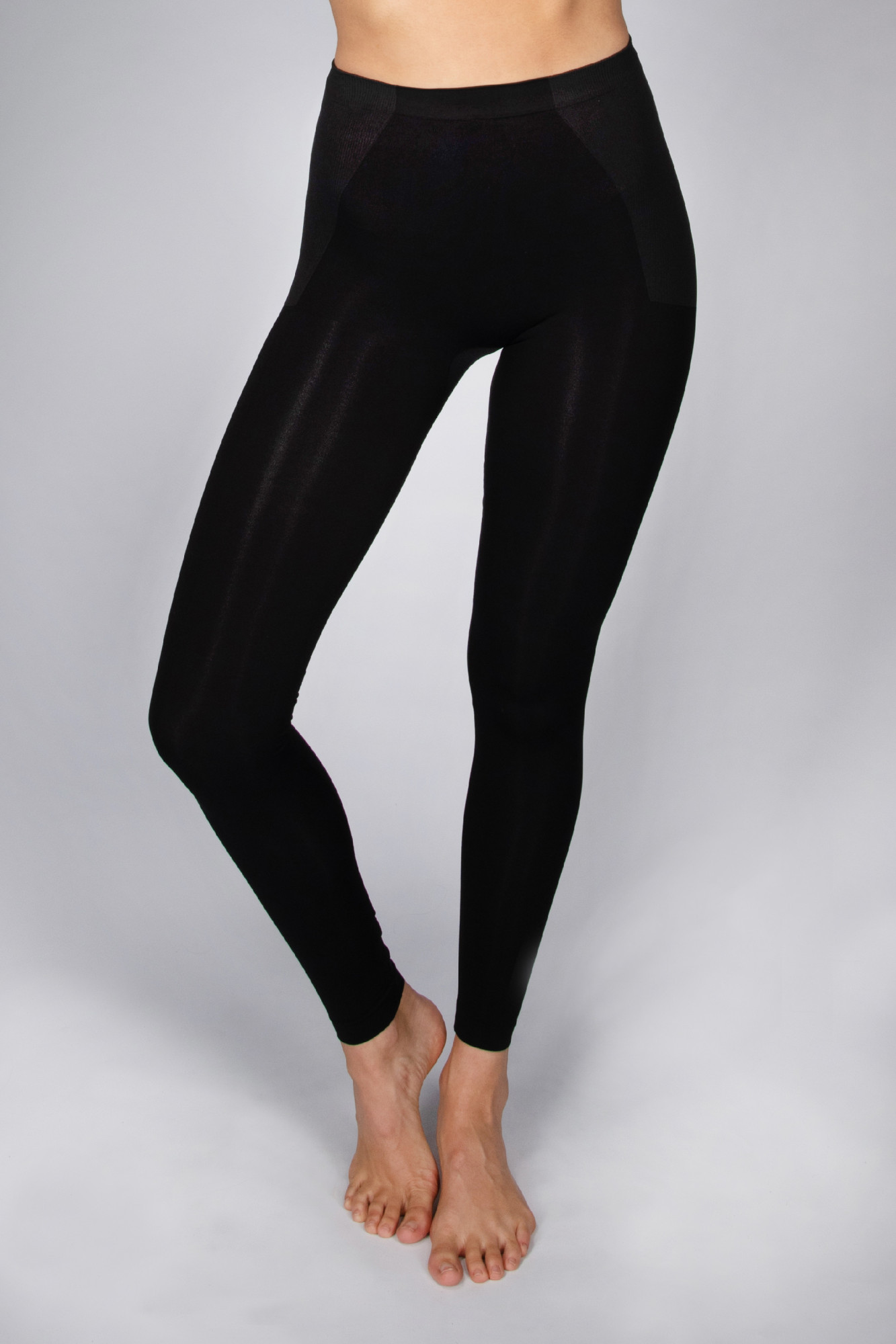 Legíny stahovací bezešvé dámské Legging Bodyeffect Oro Barva: Černá, Velikost: M/L