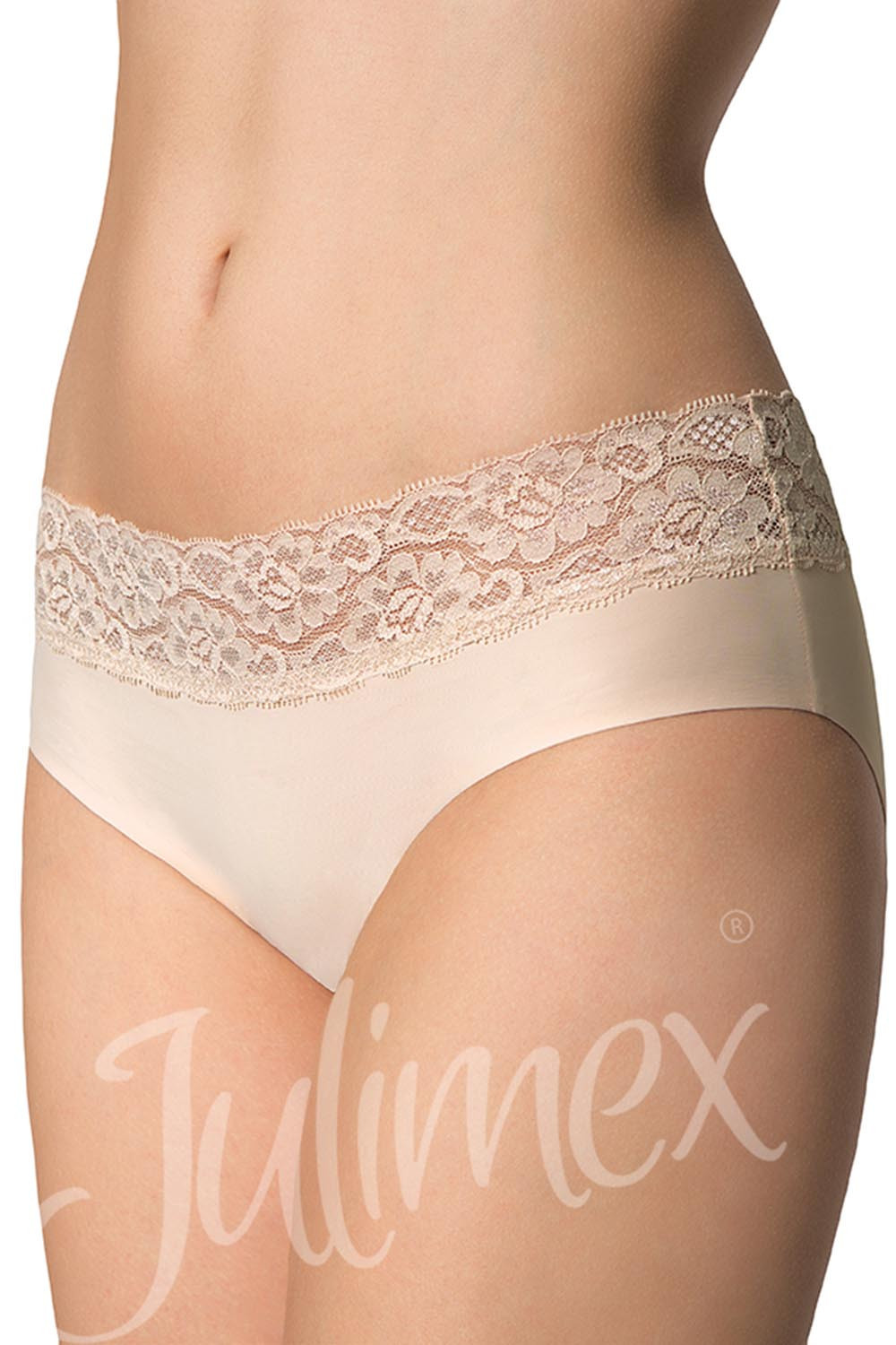 Julimex Hipster panty kolor:beżowy M