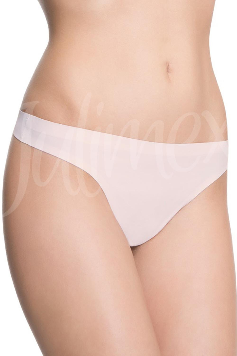 Julimex String panty kolor:beżowy S