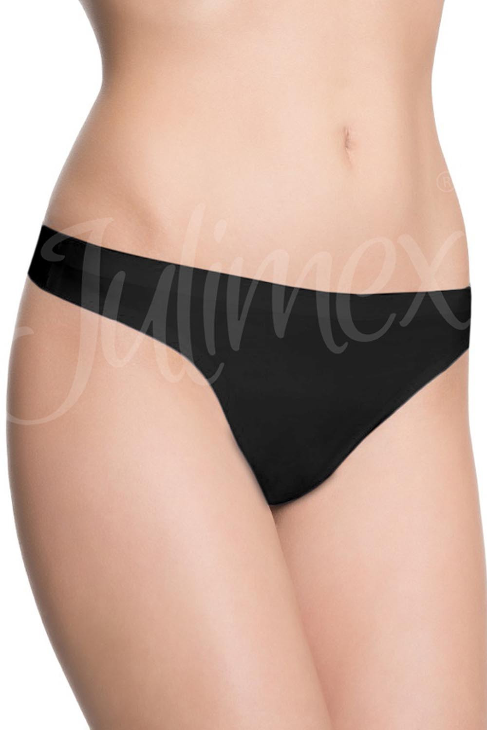 Julimex String panty kolor:czarny S